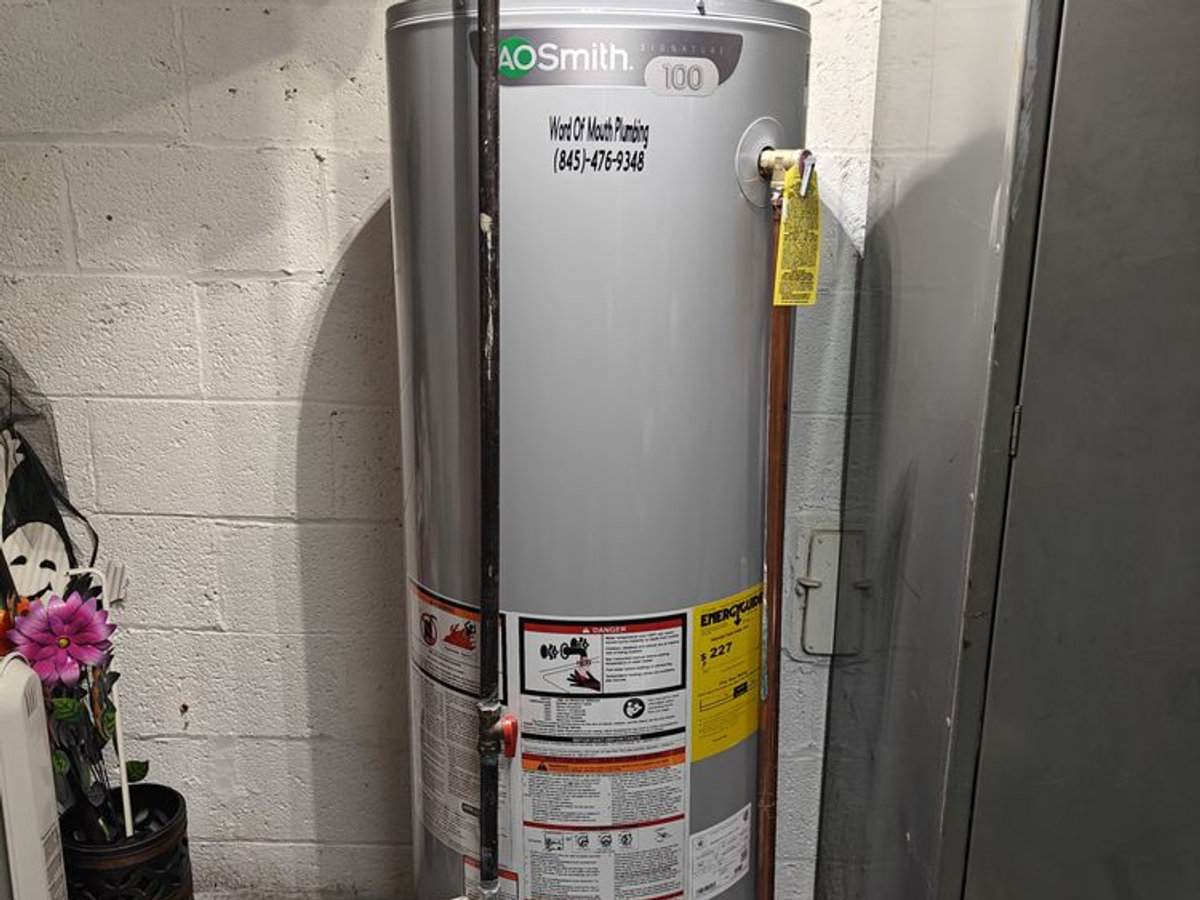 Water heater install job in Orange County NY